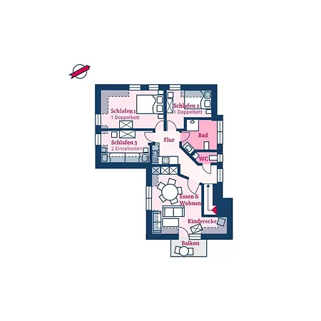 Garden 2 Apartmán Wyk auf Föhr